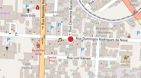 Mapa da localização