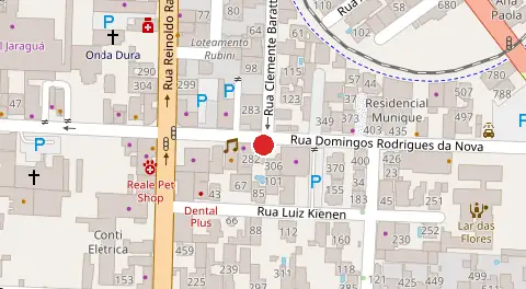 Mapa da localização