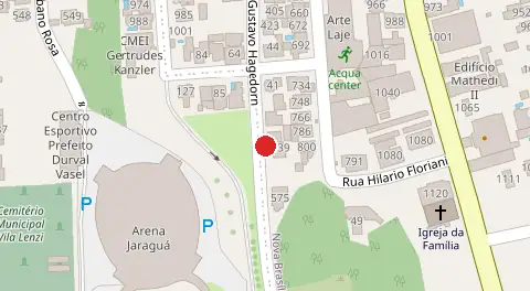 Mapa da localização