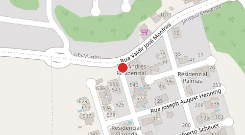 Mapa da localização
