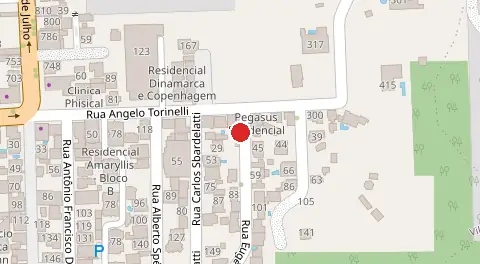 Mapa da localização