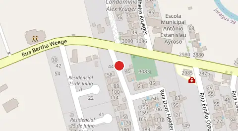 Mapa da localização
