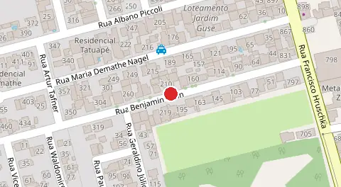 Mapa da localização