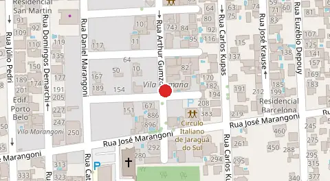 Mapa da localização
