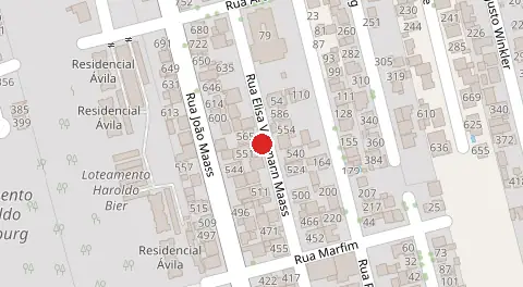 Mapa da localização