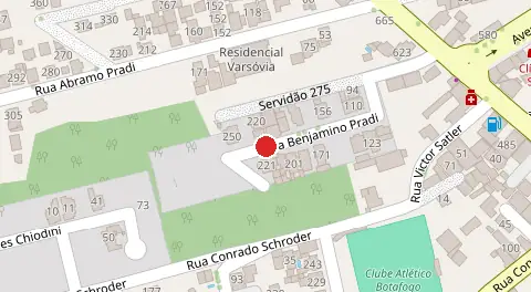 Mapa da localização