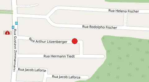 Mapa da localização