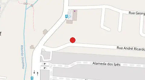 Mapa da localização