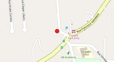 Mapa da localização