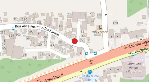 Mapa da localização