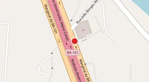 Mapa da localização