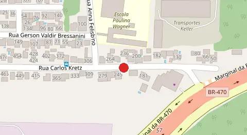 Mapa da localização