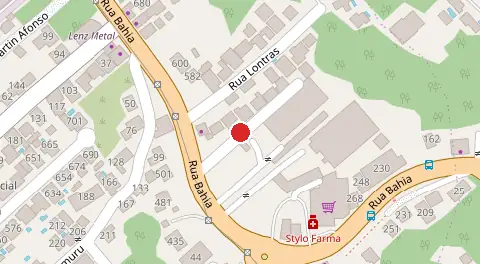 Mapa da localização