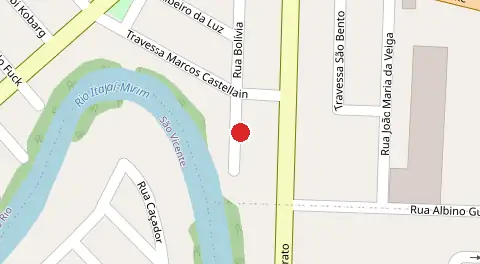 Mapa da localização