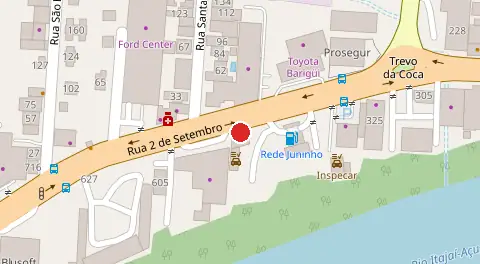 Mapa da localização