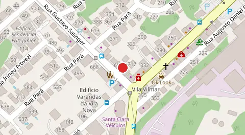 Mapa da localização
