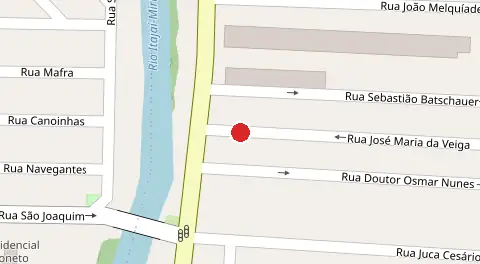 Mapa da localização