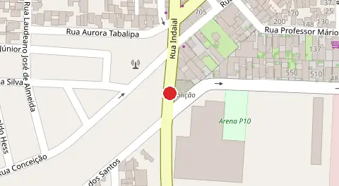 Mapa da localização