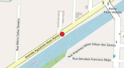 Mapa da localização