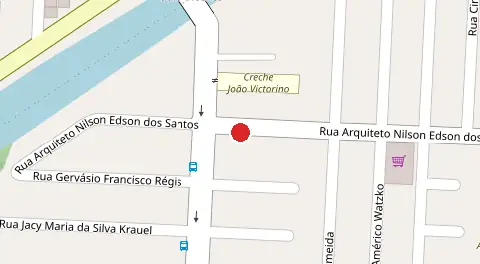 Mapa da localização