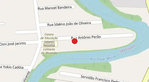 Mapa da localização