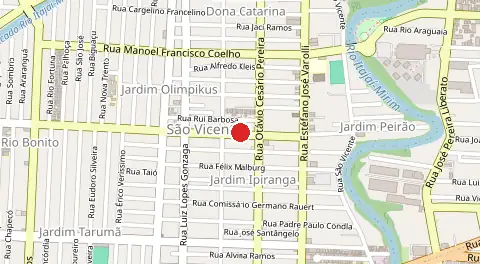 Mapa de São Vicente