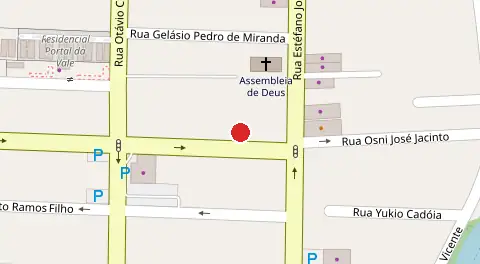 Mapa da localização