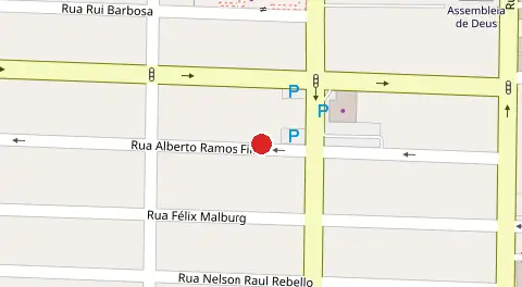 Mapa da localização