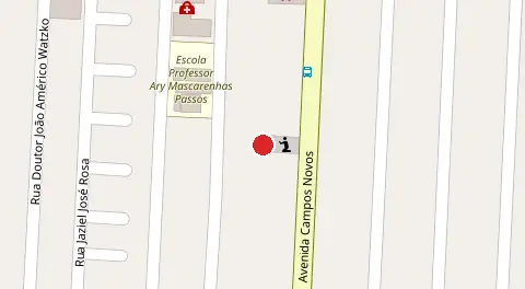 Mapa da localização