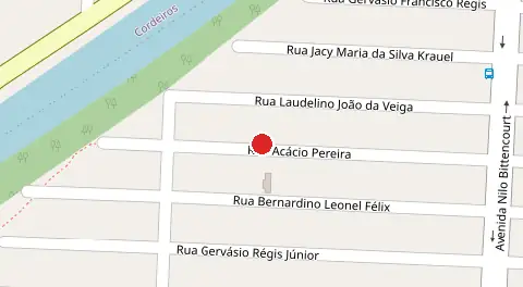Mapa da localização