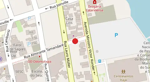 Mapa da localização