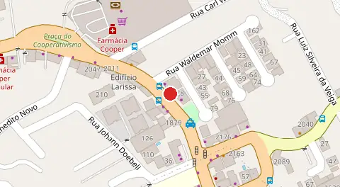 Mapa da localização