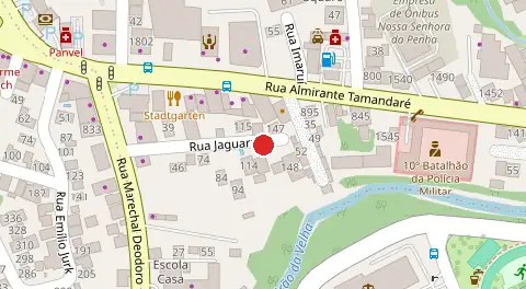 Mapa da localização