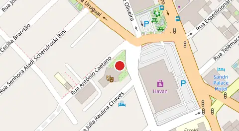 Mapa da localização
