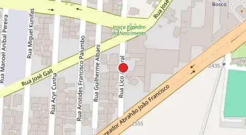 Mapa da localização