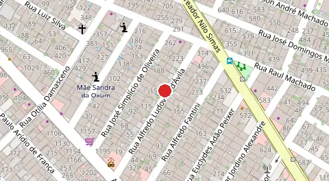 Mapa da localização