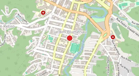 Mapa de Jardim Blumenau