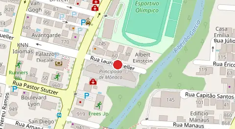 Mapa da localização