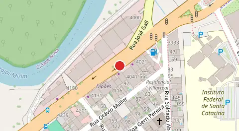 Mapa da localização