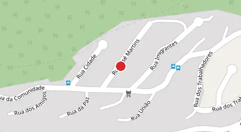 Mapa da localização