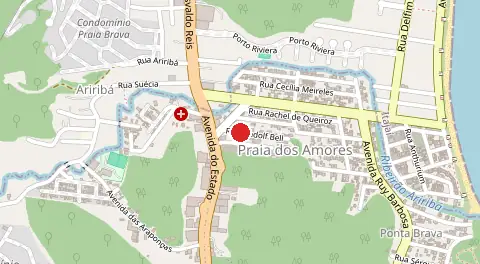 Mapa de Praia dos Amores