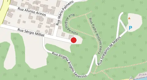 Mapa da localização