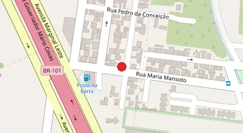Mapa da localização