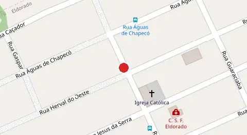 Mapa da localização