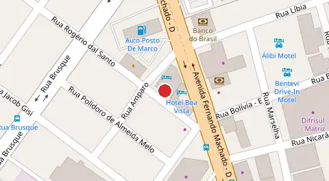 Mapa da localização