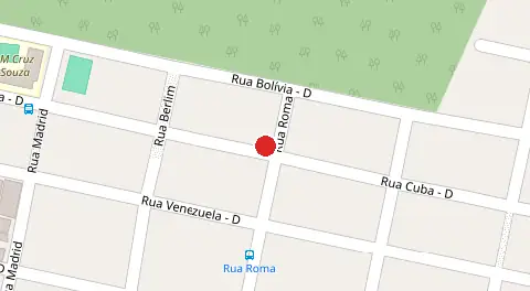 Mapa da localização