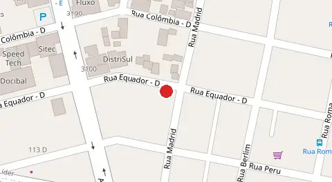 Mapa da localização