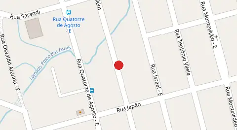 Mapa da localização