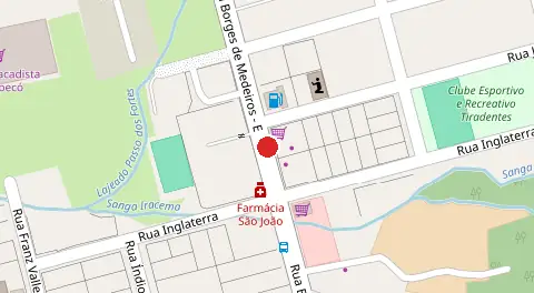 Mapa da localização