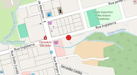 Mapa da localização